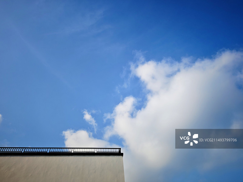 蓝天白云图片素材