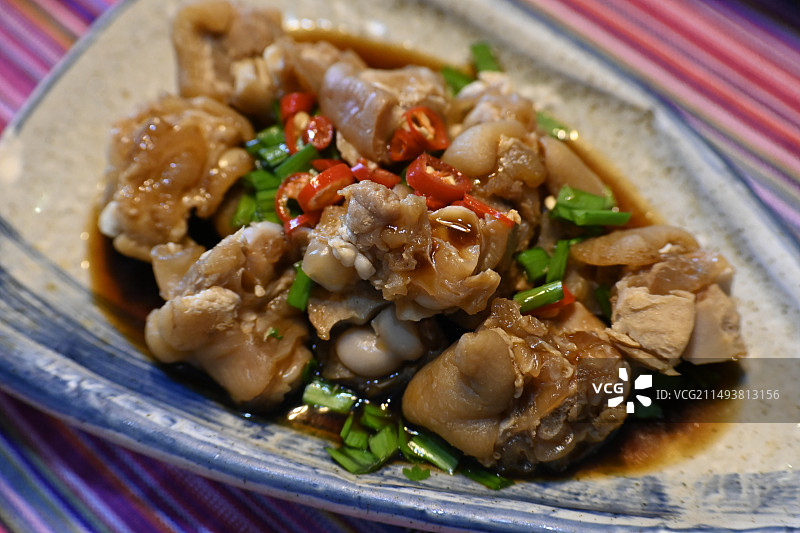 凉拌猪手凉拌猪蹄图片素材