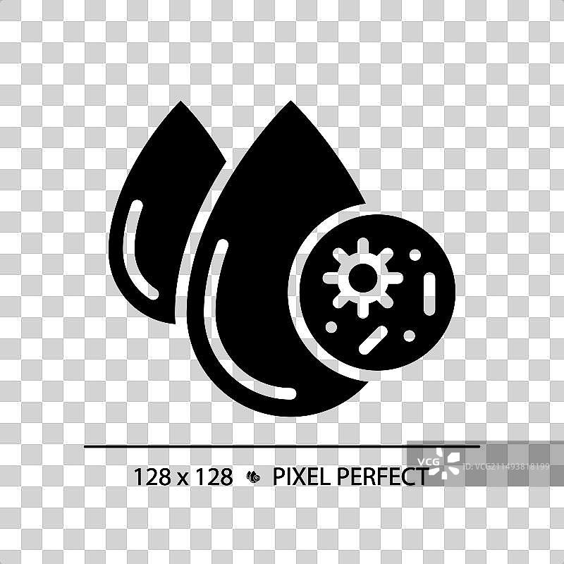 脏水黑色glyph图标图片素材