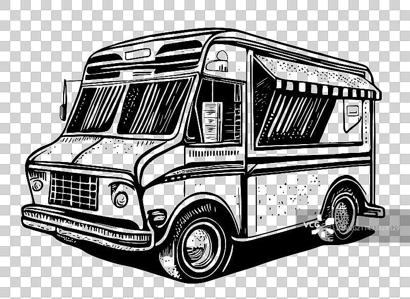 餐车logo模板图片素材