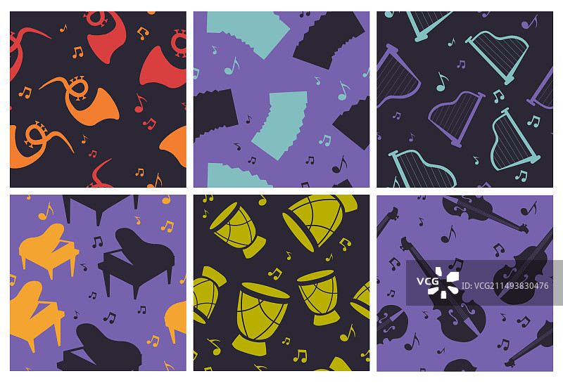 乐器背景装饰图片素材