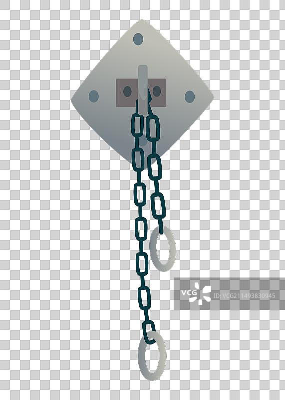 卡通中世纪监狱酷刑道具图片素材