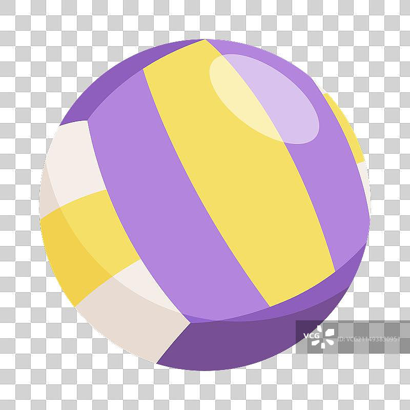 逼真的排球体育球图片素材