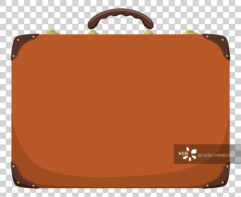 复古皮革手提箱图标图片素材