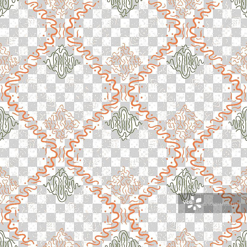 抽象复古无缝图案装饰图片素材