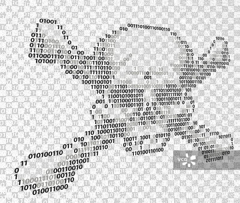 代码骷髅和交叉骨海盗概念图片素材