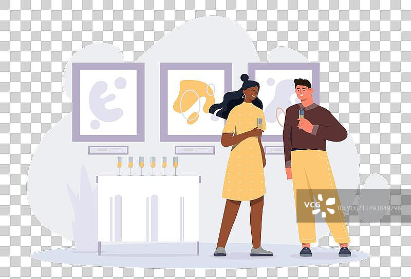 艺术展览概念图片素材