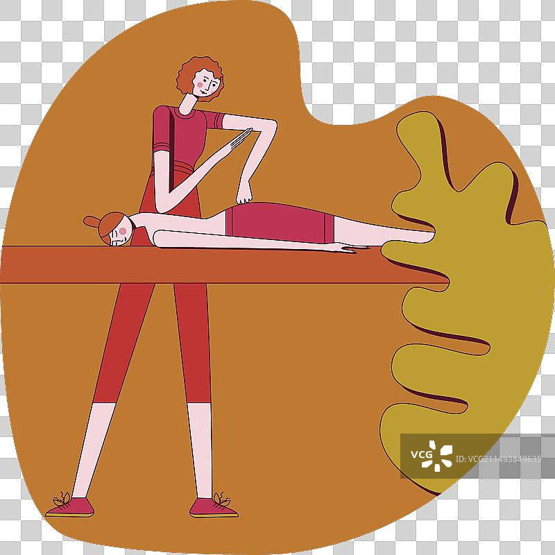 深层组织按摩SPA设计概念图片素材