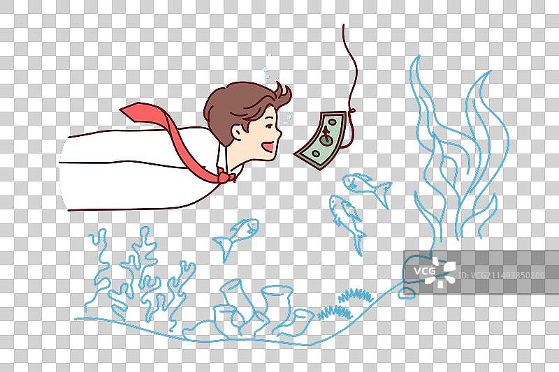 商人面临的金钱陷阱图片素材