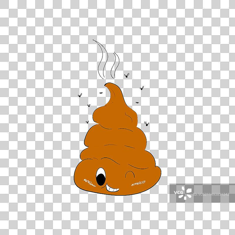 卡通大便图标图片素材