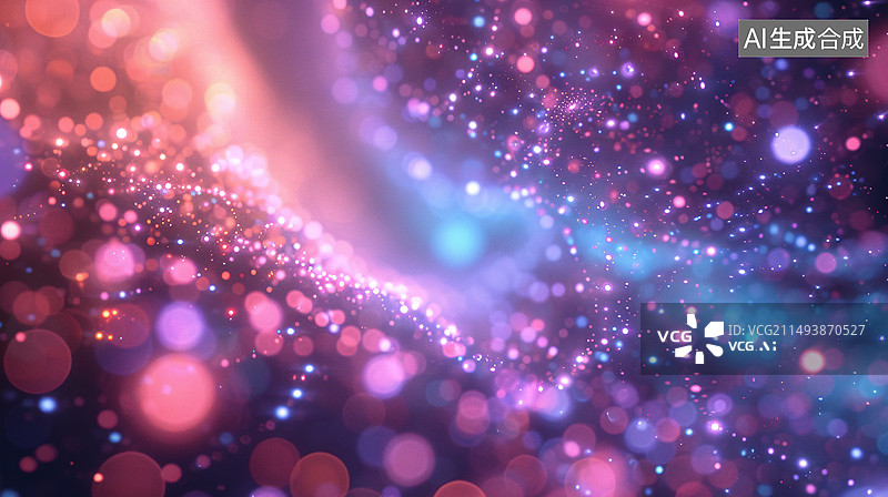 【AI数字艺术】宇宙射线量子纠缠微观辐射背景图图片素材