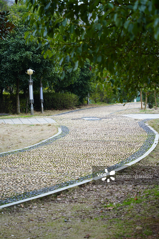 公园小路图片素材