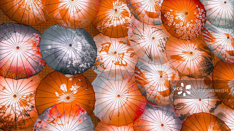 油纸伞图片素材