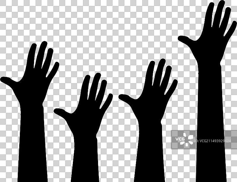 手部轮廓图片素材