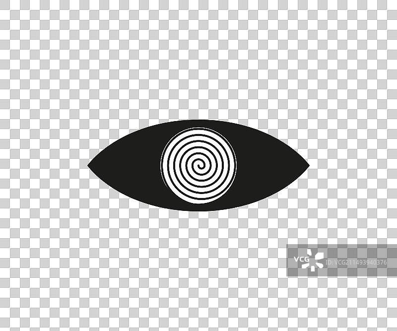 催眠眼螺旋图标图片素材