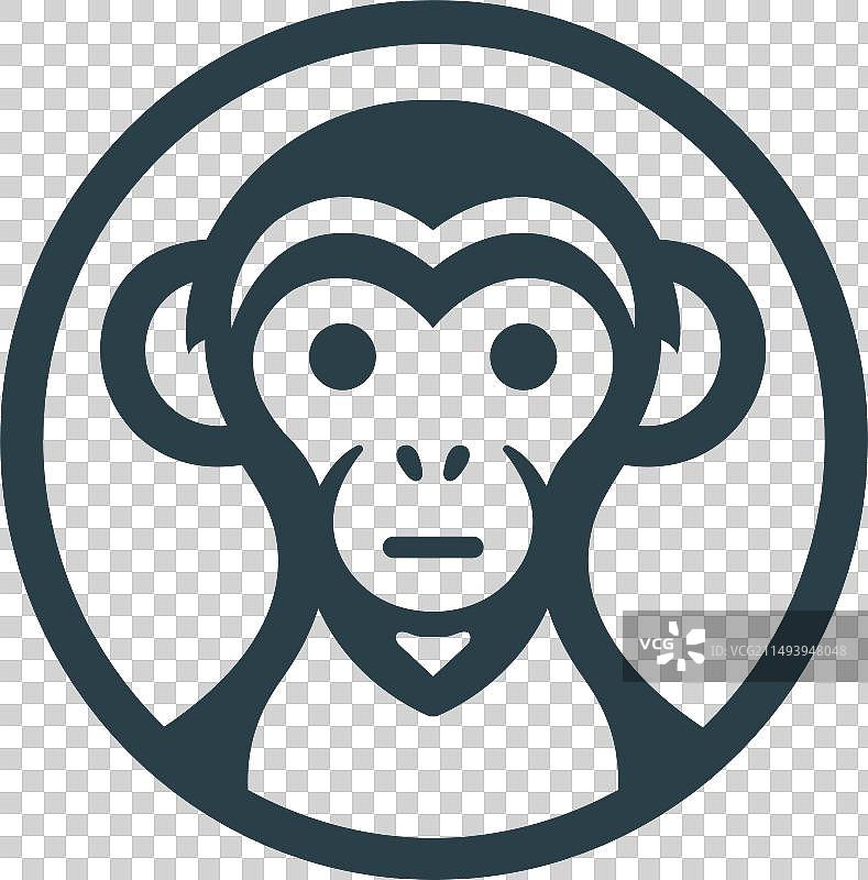 猴子脸图片素材