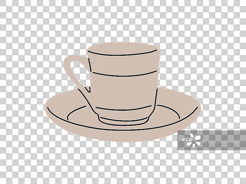 一杯热气腾腾的现煮咖啡图片素材