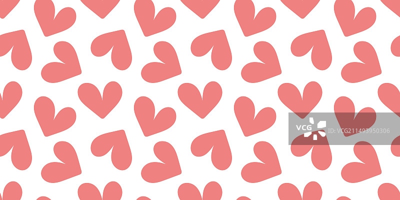 粉色爱心无缝图案图片素材