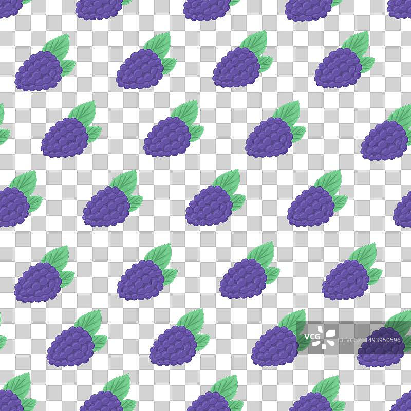 用于印刷的黑莓无缝图案图片素材