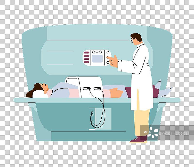 正在进行检查的男医生图片素材