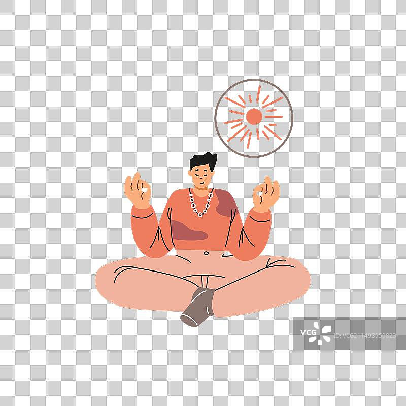 内心平静的冥想图片素材