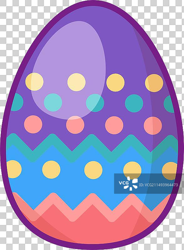 节日复活节彩蛋之字形装饰图片素材