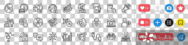 最佳经理和书籍汽车线路图标图片素材