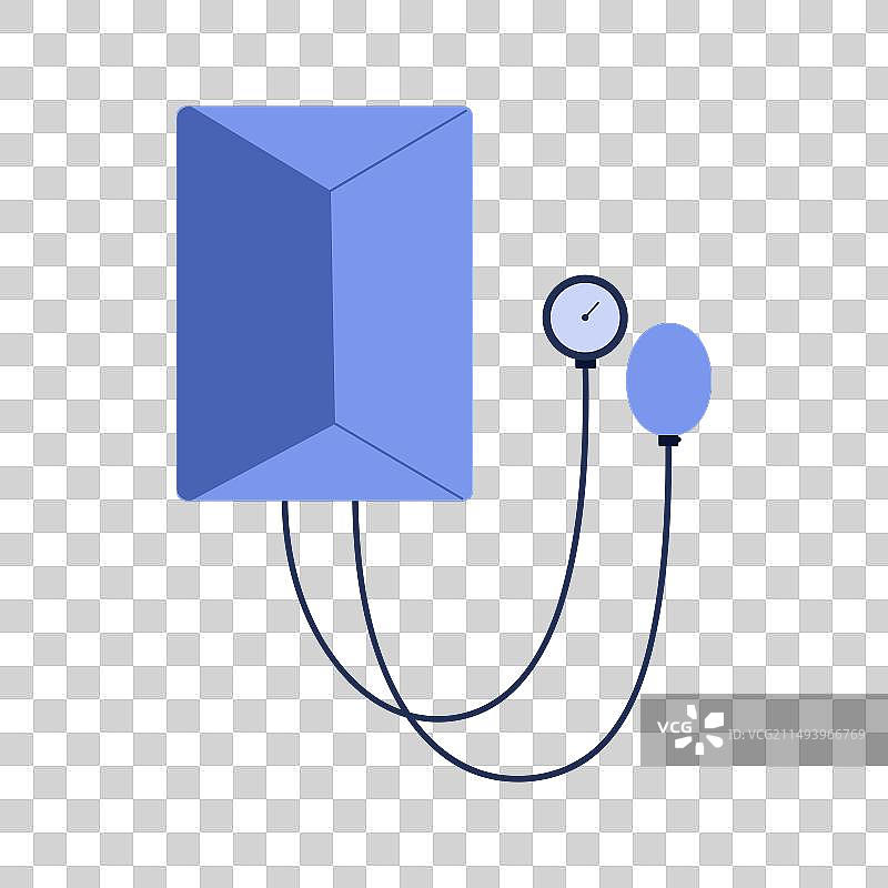 复古机械医院血压计图片素材