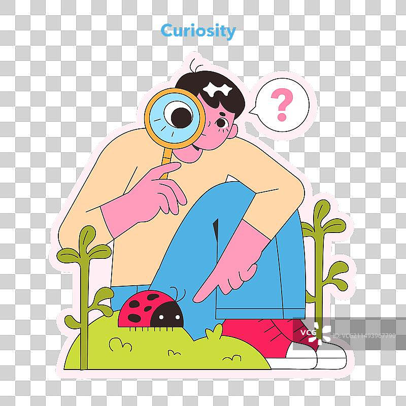 探索奇观的年轻探险者图片素材