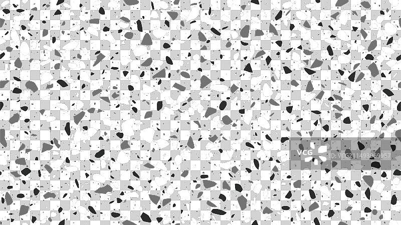 白色灰色黑色水磨石马赛克瓷砖图案图片素材