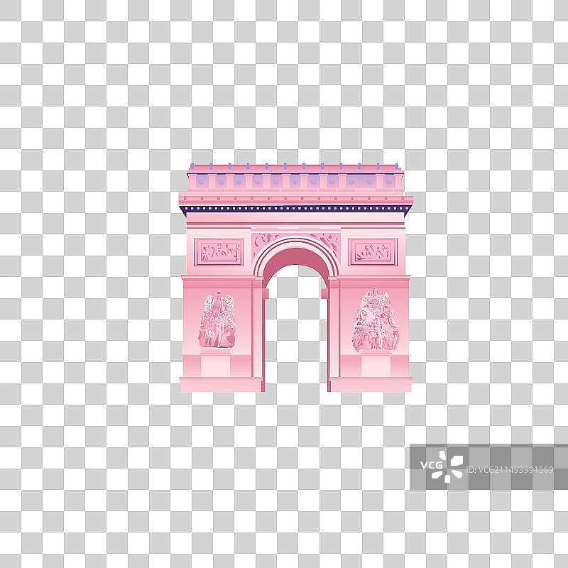 法国巴黎城市地标建筑免抠元素图片素材