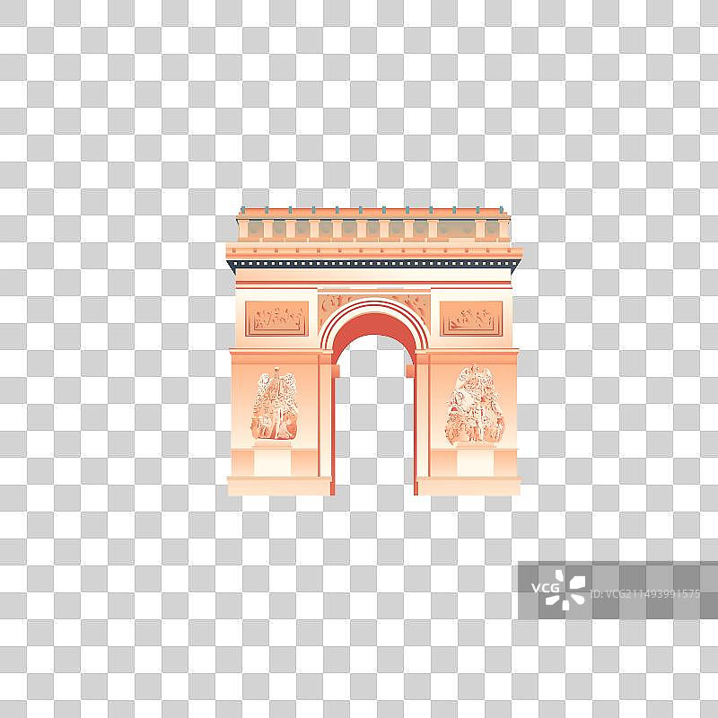 法国巴黎城市地标建筑免抠元素图片素材