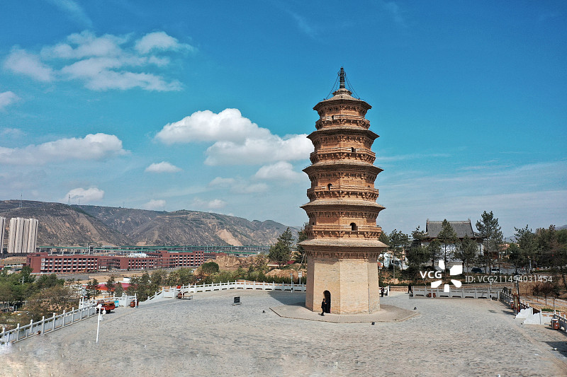 中国古塔揽胜～甘肃篇.庆阳【环县宋塔】图片素材