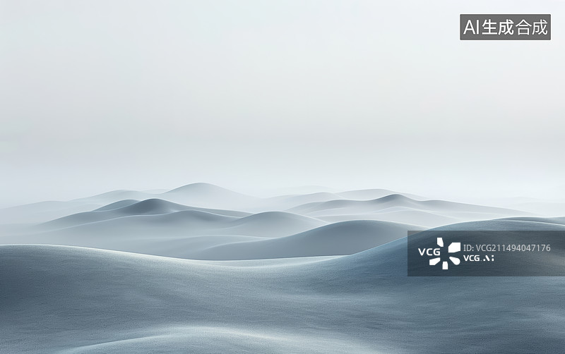 【AI数字艺术】白色沙漠地形牛奶质感背景图片素材