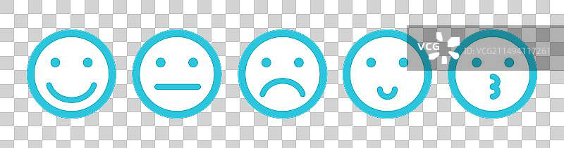 隔离的表情符号图标图片素材