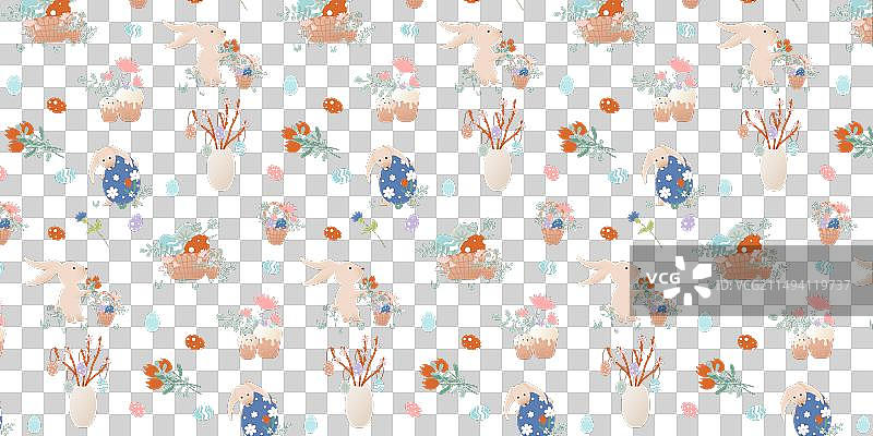 快乐复活节卡通剪贴画图案图片素材