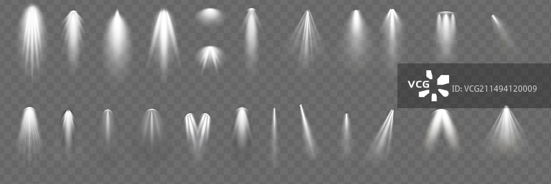 光效发光素材（白色透明背景）图片素材