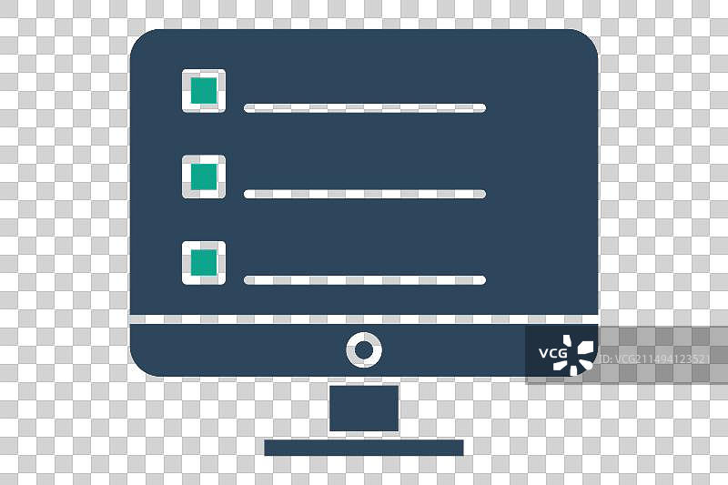 显示器图标与计划相关的显示器图标图片素材