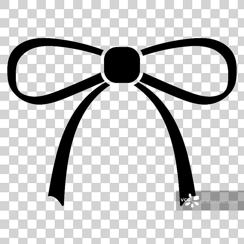 优雅的领结图标服装配饰图片素材