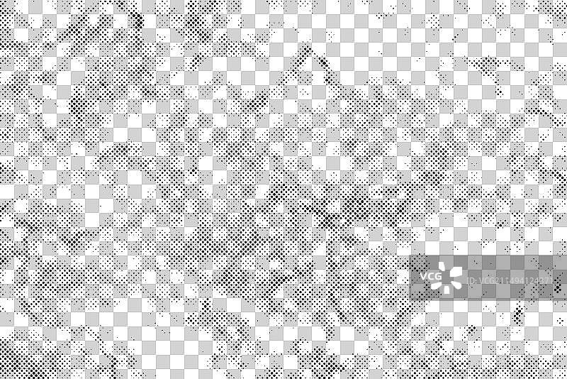 黑色圆点半色调纹理背景图片素材
