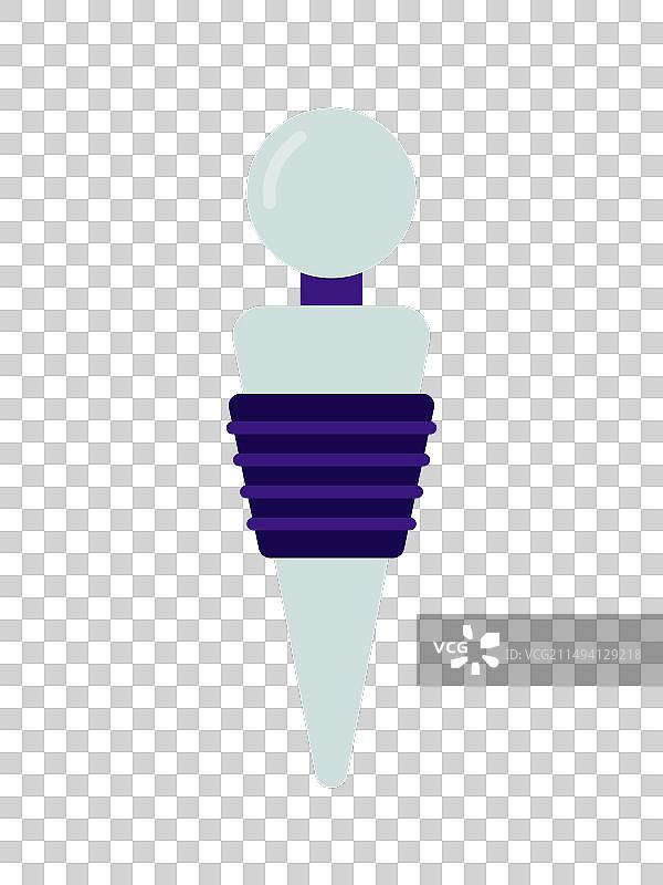 扁平风金属软木塞图片素材