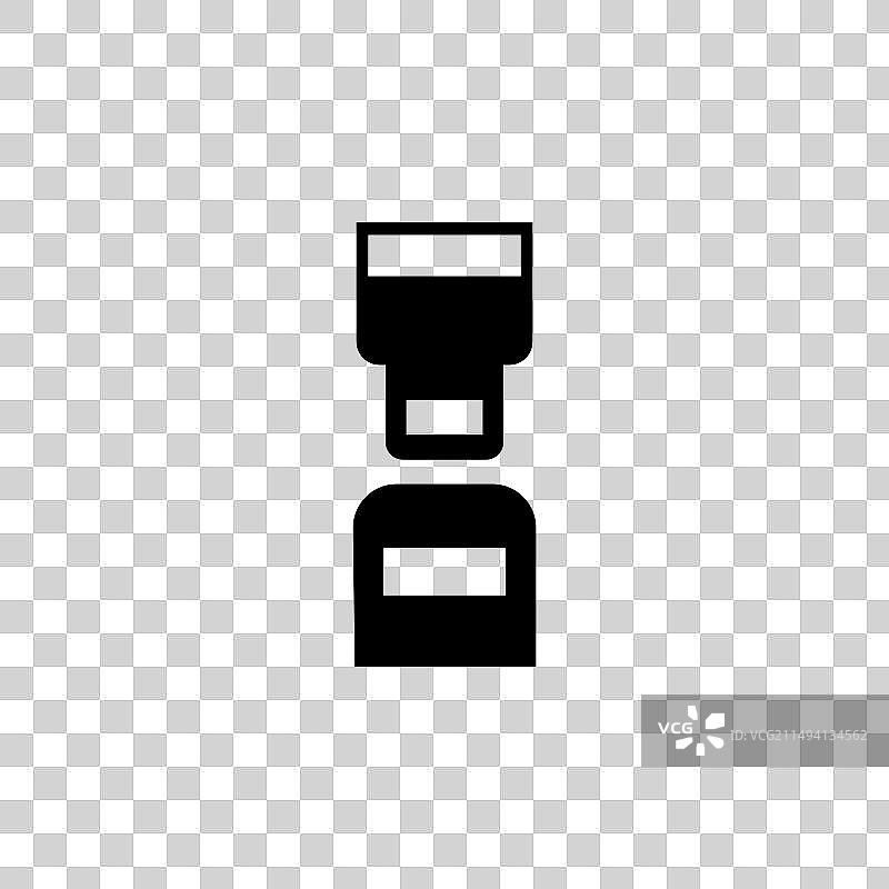 安全带扁平图标图片素材