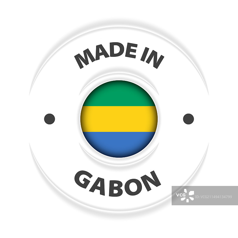加蓬制造图形标签图片素材