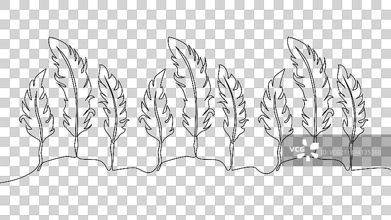 一笔画自画像图片素材