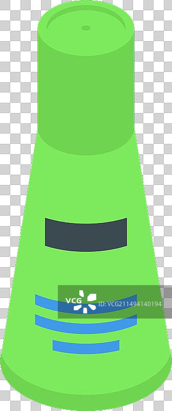 瓶装除臭剂气味2.5D图标图片素材