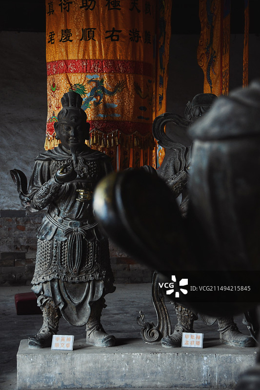 武当山元和观 六甲神像图片素材