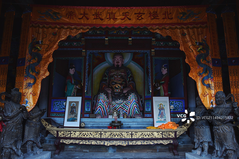 武当山元和观 真武大帝图片素材