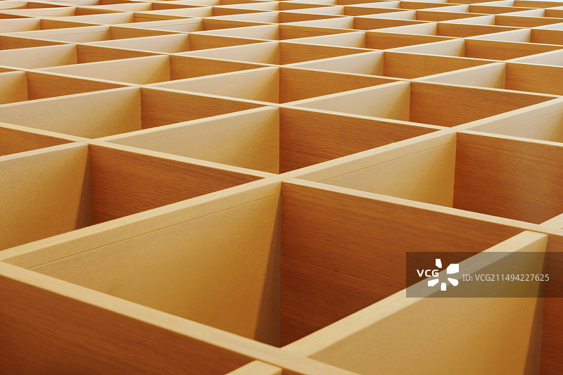 重复木结构木格图片素材
