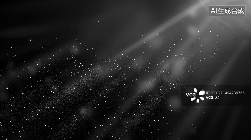 【AI数字艺术】黑色背景下水滴的全帧拍摄图片素材