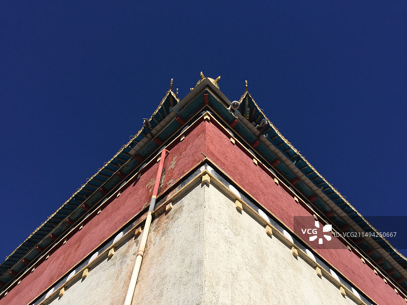 香格里拉独克宗古城建筑图片素材